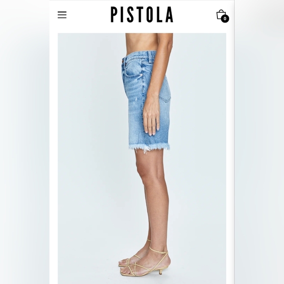 Pistola Kaylee High Rise Loose Short - Picture 2 of 7